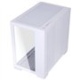 Boîtier DARK CAVE - Tour de jeu, ATX, ventilateur ARGB 4x12cm, 2xUSB3, Type-C, verre trempé latéral et panneau avant, White Edit