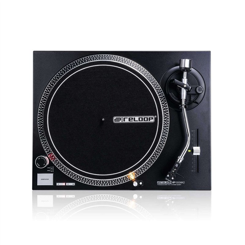 Image secondaire de Reloop RP-1000 MK2 - entraînement par Courroie pour DJ et HiFi, 33 1/3 et 45 Tours/Minute, éclairage à Aiguille Extensible, préc