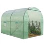 IDMarket - Serre Tunnel de Jardin 6M² Verte Gamme maraîchère Roma 2x3M