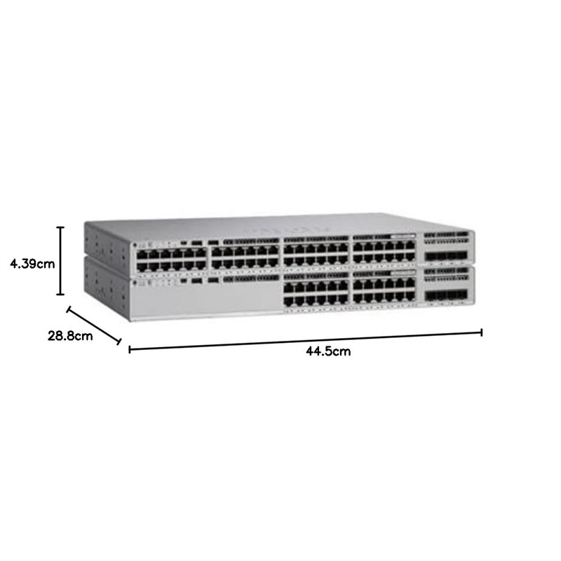 Image secondaire de Cisco Catalyst C9200L Géré L3 Gigabit Ethernet (10/100/1000) Gris