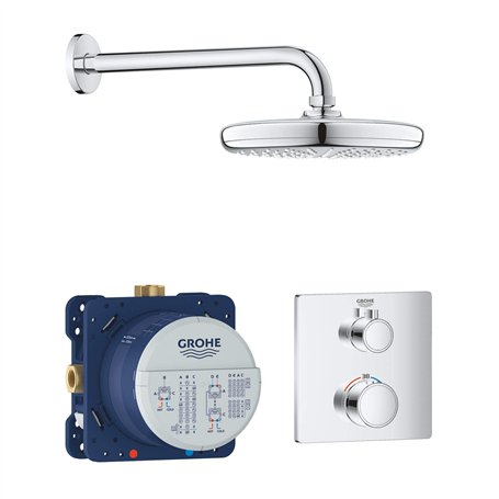 GROHE 34728000 Grohtherm Set de Douche Tempesta 21,