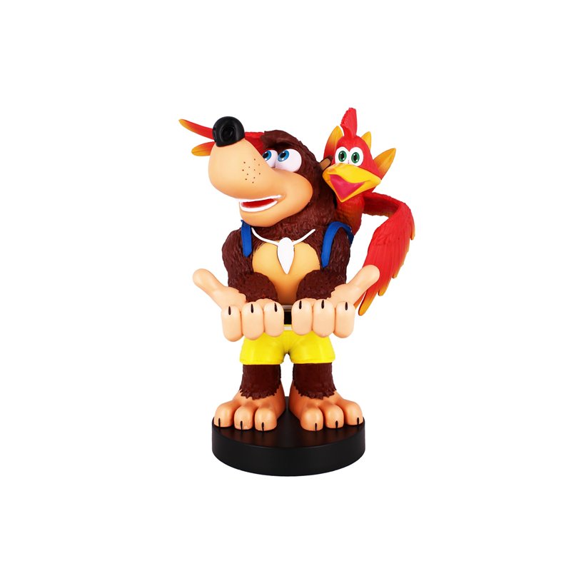 Cableguys Figurine Gaming Banjo-Kazooie - Accessoire Support pour Manette ou Smartphone - Câble USB Inclus - 20 cm