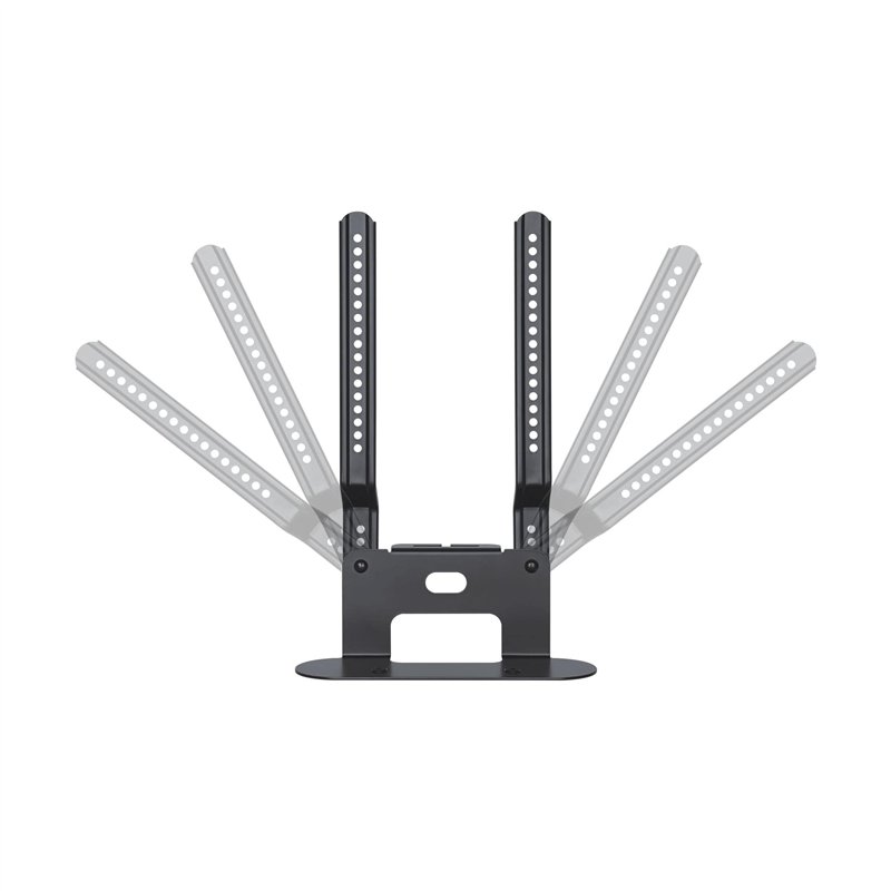 PureMounts PM-SOM-080 pour montage direct sur téléviseur compatible avec SONOS BEAM Barre de son, charge utile: 5 kg, noir