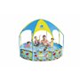 Bestway 56432 Piscine Steel Pro™ avec parasol Splash-in-shade ronde 244 x 51 cm