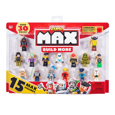 Zuru Max Build More Lot de 15 Figurines