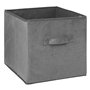 5 five simply smart 160455A Boîte de Rangement, Plastique, cm Gris Foncé