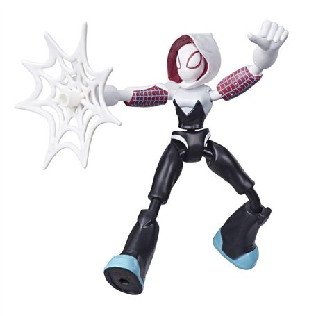Spider-Man Marvel Avengers – Figurine flexible Bend & Flex – 15 cm E76885X0 Ghost-Spider