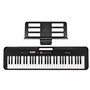 Casio CT-S200 Clavier 61 touches dynamiques, polyphonie 48 notes, 400 sons, 77 rythmes, 60 morceaux, mode Dance Music Voice Noir