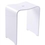 RIDDER Tabouret Assistant A211101 en Hauteur Confortable Blanc Tendance, Acrylique