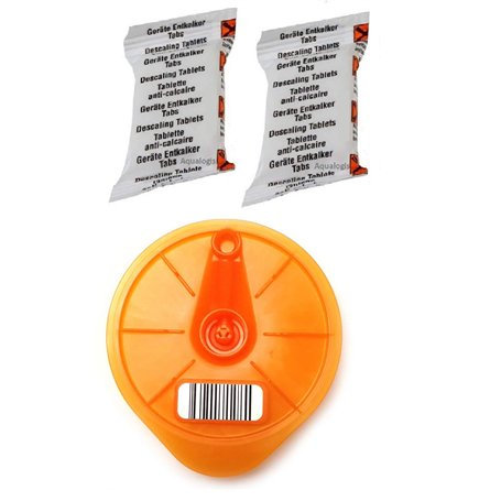 Aqualogis Service T-Disc + 2 tablettes de détartrage compatibles avec Tassimo Bosch 576837,624088, 17001491, Caddy, Charmy, My W