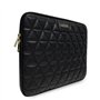CG MOBILE Guess Housse d'ordinateur matelassée Housse d'ordinateur Housse d'ordinateur 13", Noire GUCS13QLBK