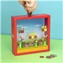 Super Mario Tirelire Marchandise Nintendo Officielle, Tirelire pour Économies, Cadeau pour Fans Mario Bros, 18cm (7")