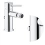 GROHE Mitigeur monocommande Bidet Start Classic, robinet avec tirette de vidage, mousseur à économique d'eau et orientable, chro
