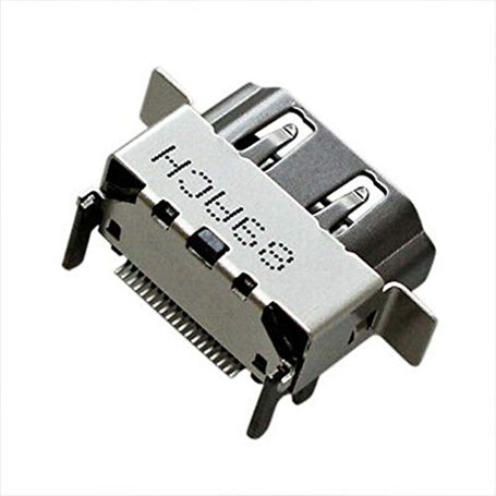 YuYue Port HDMI 2.1 Prise Jack Plug Plug Remplacement du Port d'affichage Compatible avec la Console Microsoft Xbox One X