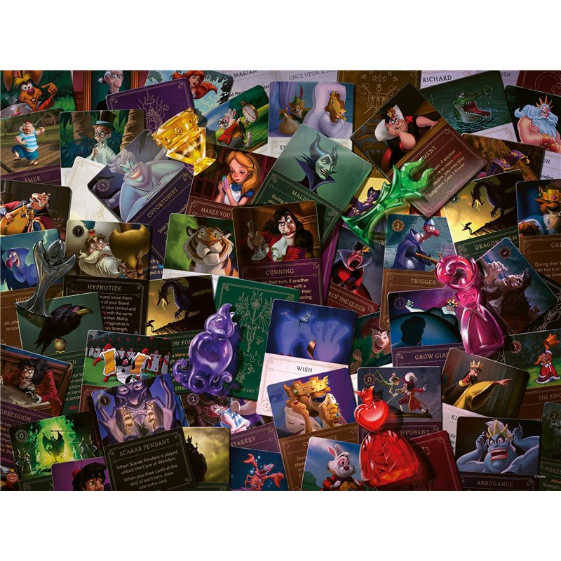 Ravensburger - Puzzle 2000 pièces - Puzzle Adultes - Dès 14 Ans - Les Méchants Disney - Collection Disney Villainous - Puzzle de