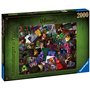 Ravensburger - Puzzle 2000 pièces - Puzzle Adultes - Dès 14 Ans - Les Méchants Disney - Collection Disney Villainous - Puzzle de