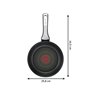 Tefal Unlimited On Poêle 24 cm, Induction, Revêtement antiadhésif résistant, Fonction Thermo-Signal, Fabriqué en France G25904AZ