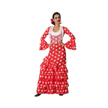 ATOSA déguisement danseuse flamenco rouge XL