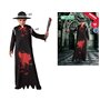 Atosa-65863 Nourrisson Déguisement Curé Ensanglanté, Homme, 65863, Noir, 10-12 Ans