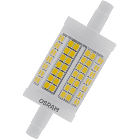 OSRAM LED LINE R7S DIM | Tube Crayon LED culot R7s, Gradable, 11,50W = 100W équivalent incandescent | Blanc chaud | 2700K