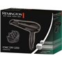 Remington Sèche-cheveux Ionique [Puissant & Léger] Ionic Dry Noir (2200W, coiffage délicat en douceur & répartition uniforme de 