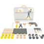 Small Foot 11808 Boîte à Outils Miniwob en Bois, avec de Nombreux Outils et Un Jeu de vis, pour Les Enfants à partir de 3 Ans