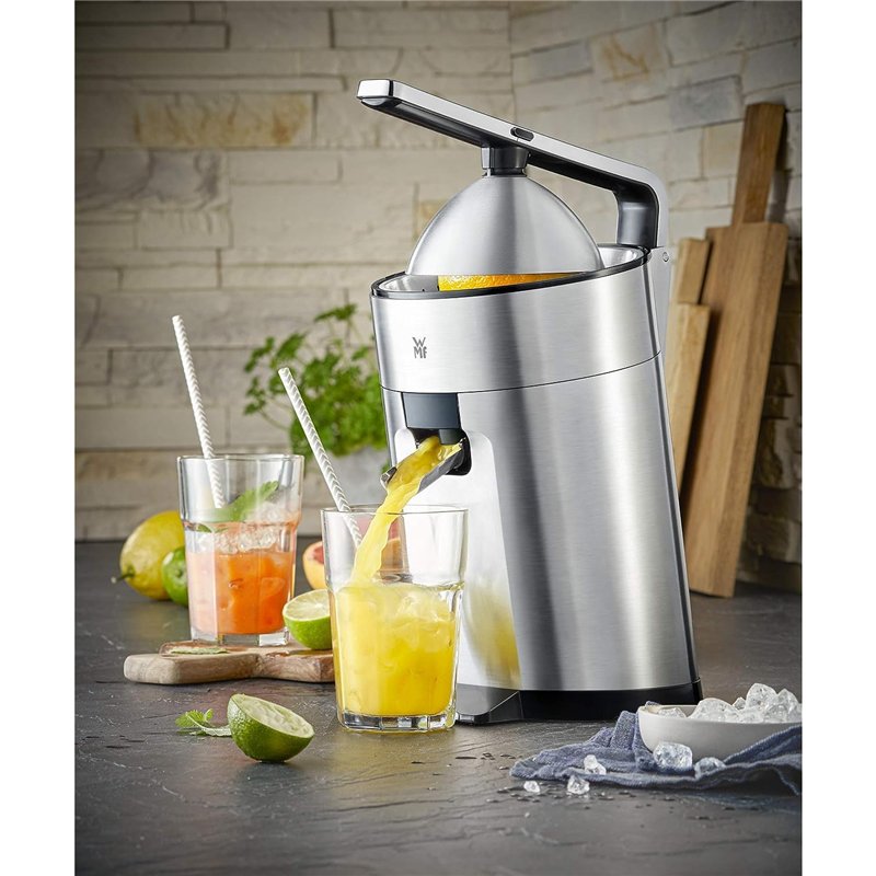 Image secondaire de WMF Profi Plus Presse-agrumes électrique à levier en acier inoxydable mat 160 W avec système anti-gouttes