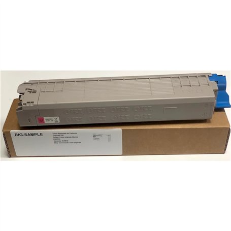Toner OKI 46861306 pour C834 C844 n dn - Magenta - 10.000 Pages - Régénéré Made in Italy