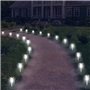 IDMarket - Lot de 20 bornes solaires à LED Lampes de Jardin à Planter