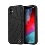 Générique Mercedes-Benz MEHCP12SDIQBK Bow Line Coque de Protection pour iPhone 12 Mini 5,4" Noir