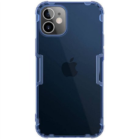 Nillkin - Coque de Telephone pour iPhone 12 Mini – Coque en TPU naturel – Coque arrière – Bleu foncé