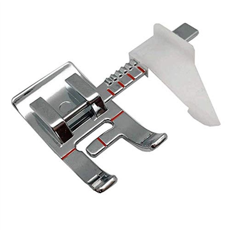 La Canilla - Pied de biche avec guide réglable pour machine à coudre Alfa, Singer, Brother, Lidl, Silvercrest (Universel, Snap-on)