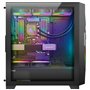 Boîtier Moyen Tour ATX Dark Fleet DF700 Flux RGB avec Panneau Vitré, Noir
