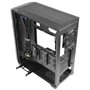 Boîtier Moyen Tour ATX Dark Fleet DF700 Flux RGB avec Panneau Vitré, Noir