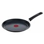 Tefal Poêle à crêpe G2813872 Black Stone 25 cm, Revêtement antiadhésif, Taux de réchauffement de la poêle Thermo-Signal