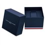 Tommy Hilfiger Montre Analogique à Quartz pour Homme avec Bracelet Milanais en Acier Inoxydable Noir - 1791845
