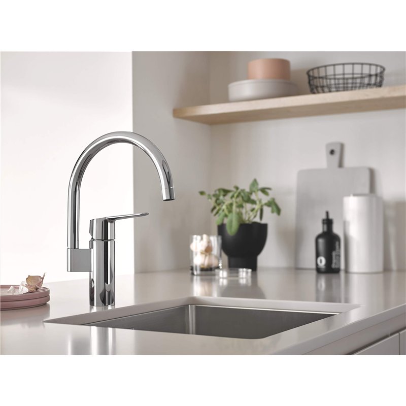 Image secondaire de GROHE mitigeur monocommande de cuisine Start, chrome, 30469000 (Import Allemagne)