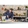 Jamie Oliver by Tefal Cook's Classics E307S734 Lot de 7 casseroles en acier inoxydable avec couvercles 16/20/24 cm Compatible av