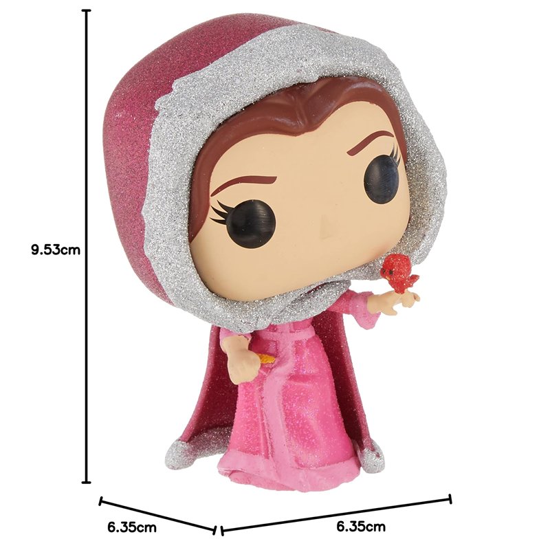 Image secondaire de Funko Pop! Disney: Beauty and The Beast - Winter Belle - Diamond Glitter - Figurine en Vinyle à Collectionner - Idée de Cadeau -