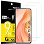 NEW'C Lot de 2, Verre Trempé pour Xiaomi Mi 11 Lite/Mi 11 Lite 5G, Film Protection écran efficace contre les Rayures - sans Bull