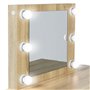 IDMarket - Coiffeuse Louisa Design Industriel avec Miroir LED