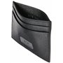 Armani Exchange A|X Porte-Cartes en Cuir Saffiano avec Logo Noir