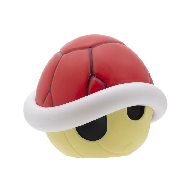 Super Mario Lampe Coquille Rouge avec Sons - Marchandise Nintendo Officielle, Décor Maison Gaming, Lampe Salle de Jeu