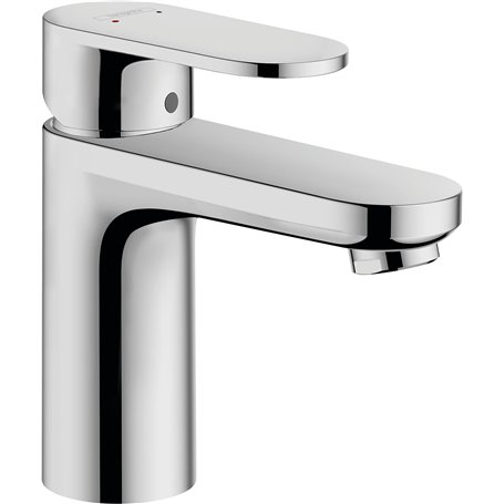 hansgrohe Mitigeur de lavabo Vernis Blend, hauteur sous bec 100mm, économie d'eau (EcoSmart), robinet lavabo avec tirette et vid