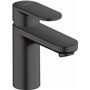 hansgrohe Vernis Blend Mitigeur de lavabo 100 sans tirette ni vidage, noir mat, 71580670
