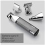 BaByliss - MT996E - Tondeuse multifonctions 15 en 1 Sans Fil Super-X Metal, Lames en acier japonais ultra-précises, 4 têtes magn