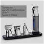 BaByliss - MT996E - Tondeuse multifonctions 15 en 1 Sans Fil Super-X Metal, Lames en acier japonais ultra-précises, 4 têtes magn