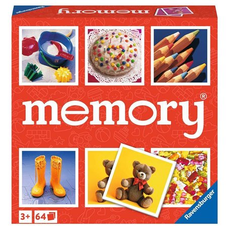 Ravensburger - Memory® Junior, Jeu mémoire pour Famille, âge recommandé 3+, 64 Cartes, 20880 7
