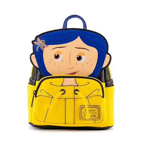 Loungefly Laika Coraline Raincoat Cosplay Womens Double Strap Shoulder Bag Purse