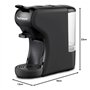 Techwood Cafetières Expresso TCA-196N Multi-Capsules, Noir